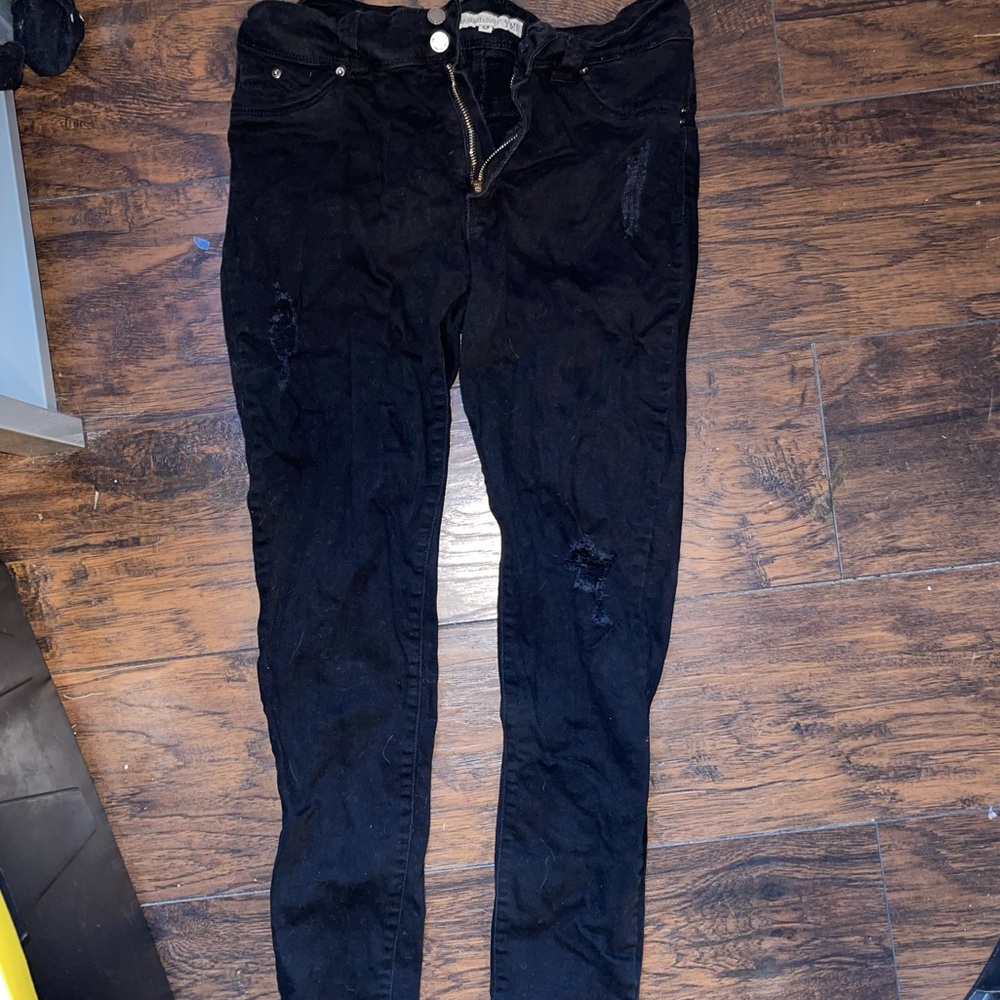 BLACK SIZE 9 JEANS